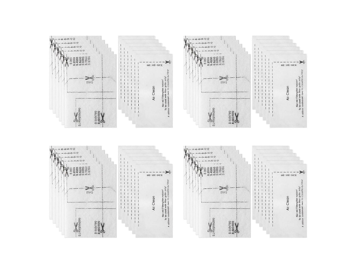 Conjunto De 48 Filtros Para Aspirador De Pó Miele Complete S8340 S8360, C1 C2 C3, Peças De Reposição Para Filtro De Exaustão._ptg