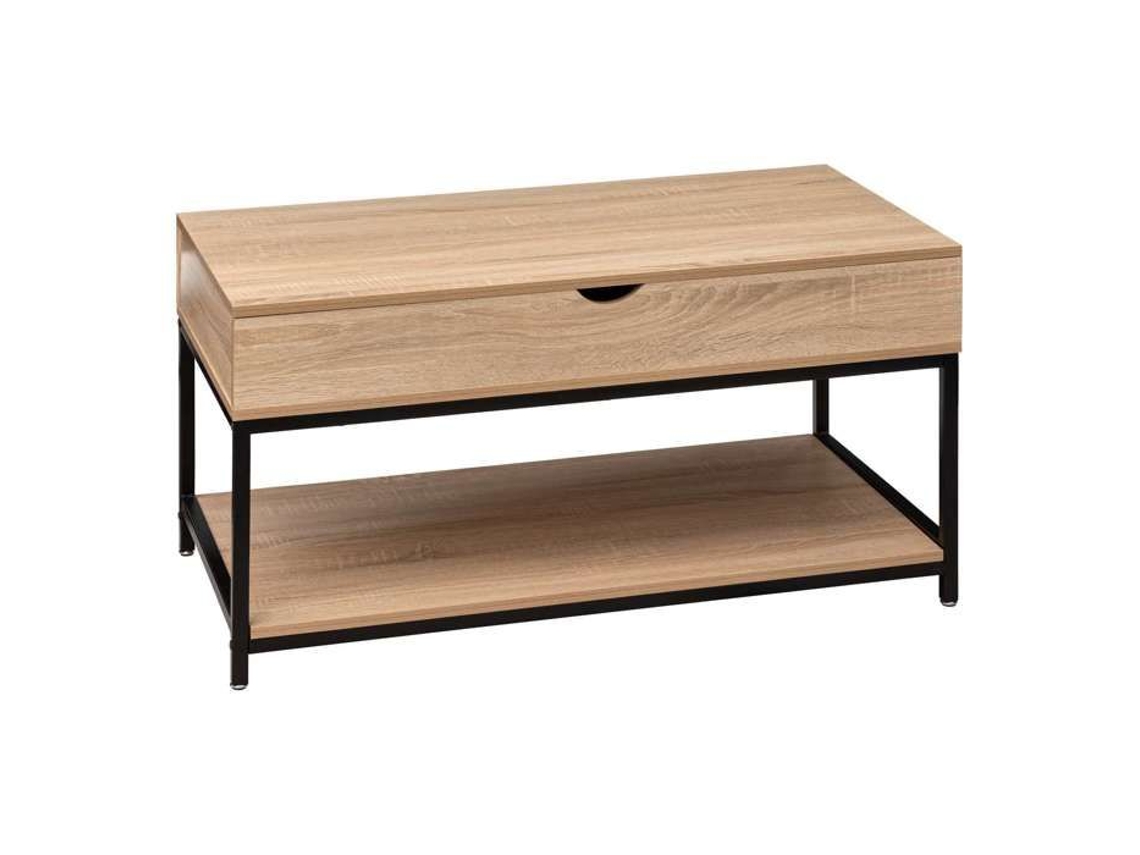Simply Smart Mesa de Centro com Tampo Elevatório Bege FIVE