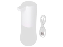 Dispensador de Sabão Automático por Indução 600ml Sem Toque para Banheiro Casa Usb Branco S/MARCA