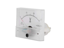 Painel De Voltímetro E Corrente Analógicos Cc Precisão 2 5 V Plástico