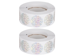 2 Rolos De Adhesivos Com Lentejuelas Redondas Cinta Decorativa Washi Para Scrapbooking E Embalagens