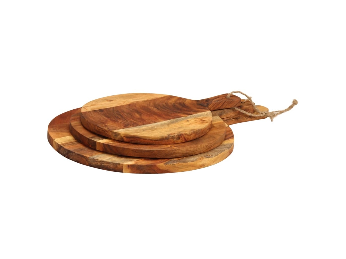 Chopping Board, Chopping Boards Vidaxl Marrom Madeira De Acácia (n/a)