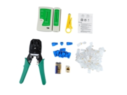 Laxiscreed Alicates Para Conectores Rj45 – Crimpagem E Verificação De Cabos