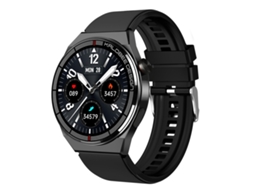 (preto) Relógio Inteligente Com Pulseira De Silicone De 1,3 Polegadas, Classificação Ip68 E Suporte Para Chamadas Bluetooth.