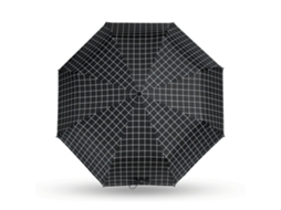 Guarda-chuva automático de dupla função, resistente a raios UV, à prova d'água e resistente ao vento, dobrável, para viagens, preto.