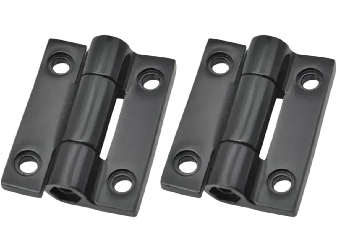 Dobradiças Giratórias Ocultas Para Portas, 2 Peças, Com Torque Ajustável E Amortecimento, Em Liga De Zinco, Para Móveis