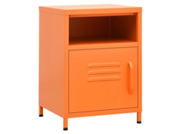 Nightstand, Nightstands Vidaxl Laranja Aço (n/a)
