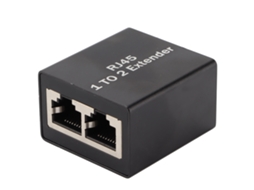 Adaptador Divisor Ethernet Rj45, Conector de 1 a 2 Tomas de Red.