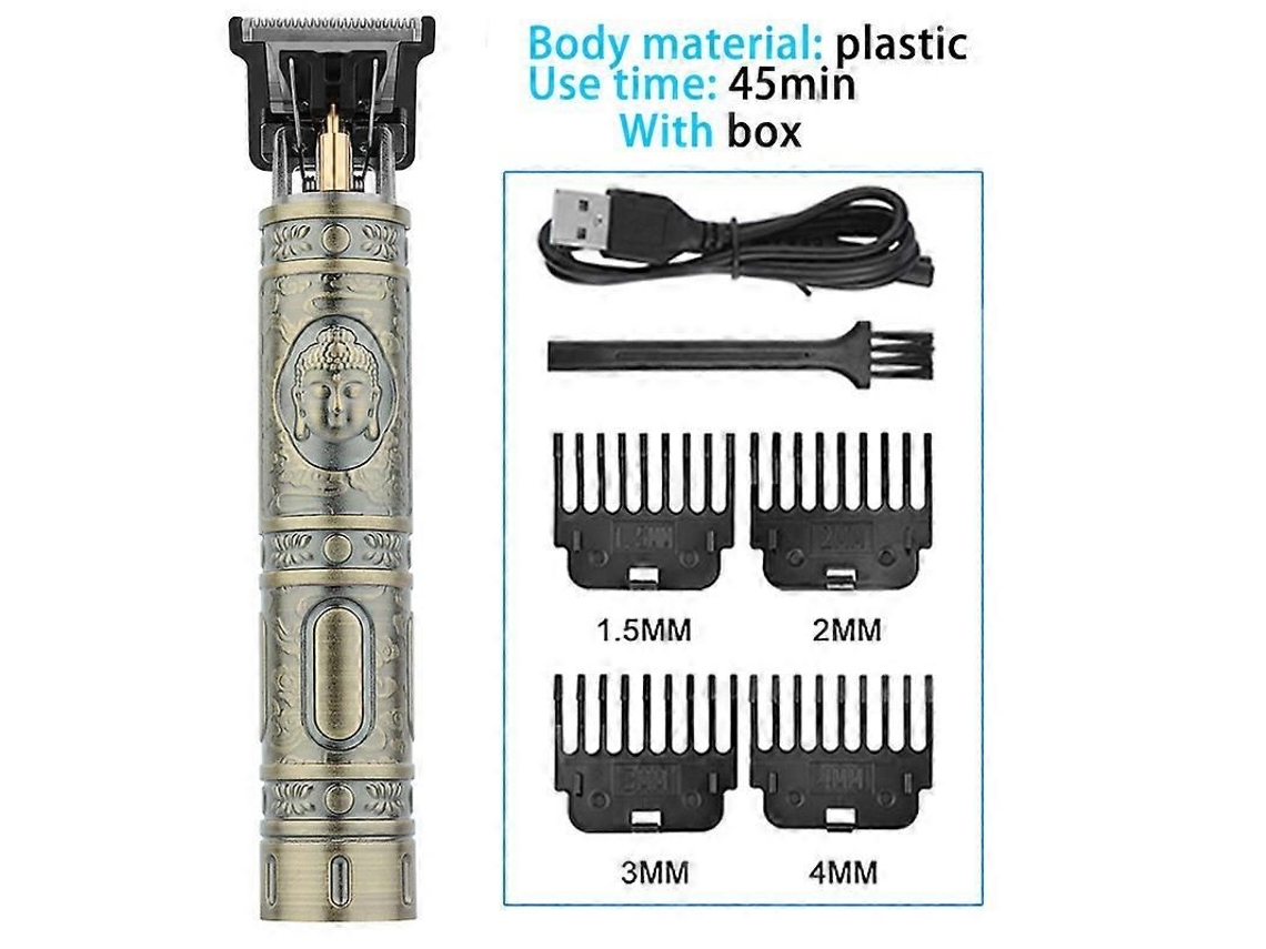 T9 Elétrica Sem Fio Máquina De Corte De Cabelo Profissional Barbeiro Aparador Para Homens Cortador De Barba Barbeador Isqueiro