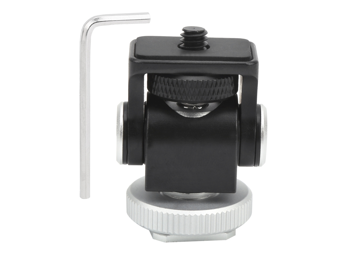 Rotula De Aluminio Multifunción Para Soporte De Micrófono Y Monitor, Universal, Color Negro