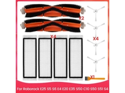 Kit De Acessórios Para Substituição Do Filtro Hepa Da Escova Lateral Principal Para E25 S5 S6 E4 E20 E35 S50 C10 S50 S51 S4_ptg