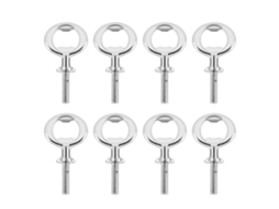 Kit Com 8 Abridores De Garrafa Metal Para Artesanato, Cerveja E Garrafas Vazias