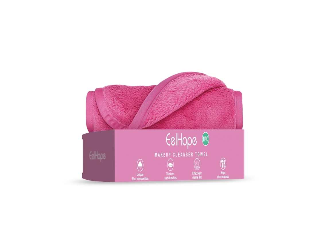 Eelhope Toalha de Limpeza Fibrosa para Remover Maquilhagem Facial e de Olhos com Delicadeza LAXISCREED