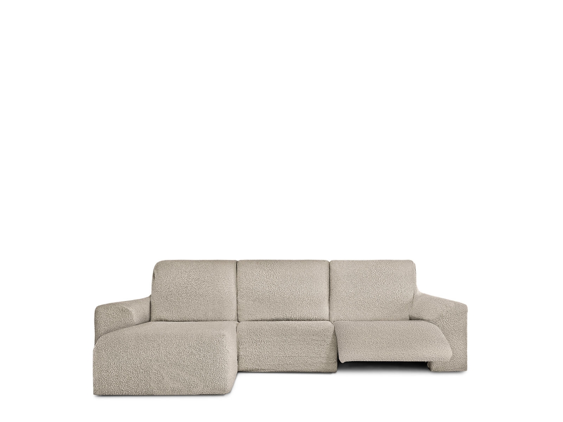 Capa para chaise longue de braço curto esquerdo EYSA ROC Branco 120 x 120 x 360 cm