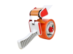 Dispensador de Fita Adesiva Manual em Rolo, Prático, para Embalagem, Cortador e Seladora, Fácil de Usar, Acessórios de Escritório GOKOCO