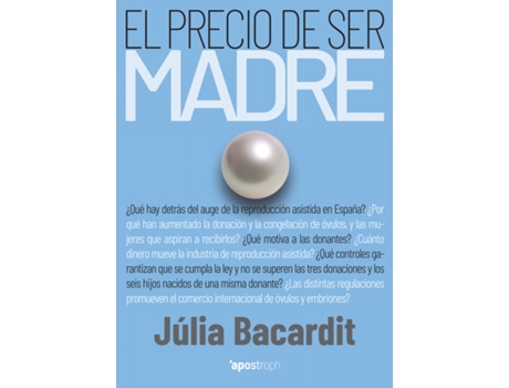 Livro El Precio De Ser Madre de Júlia Bacardit (Español)