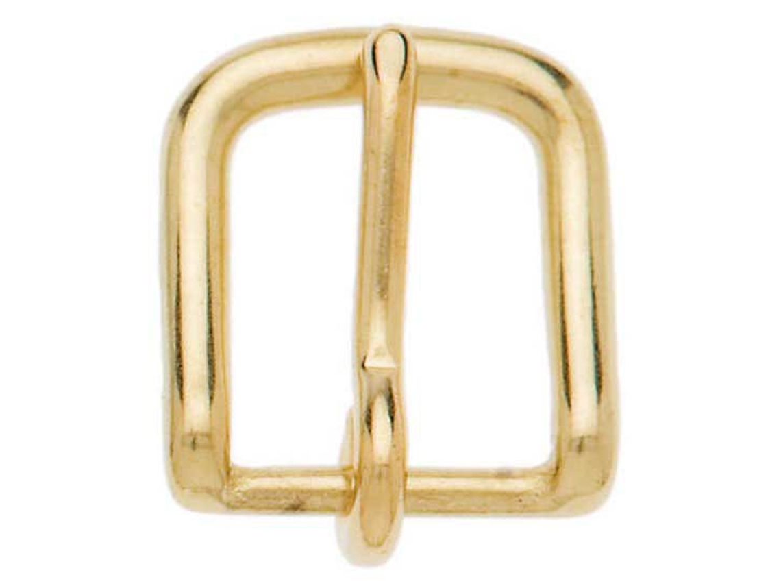 Fivela Redonda de Meia Ponta Dourado 12 Mmhispano Hipica