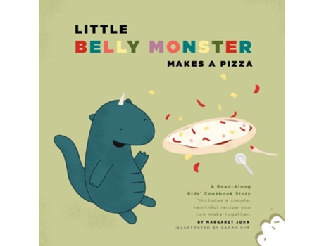 Livro Little Belly Monster Makes a Pizza de Margaret John (Inglês)