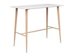 Vidaxl Mesa De Bar 120x60x105 Cm Branco