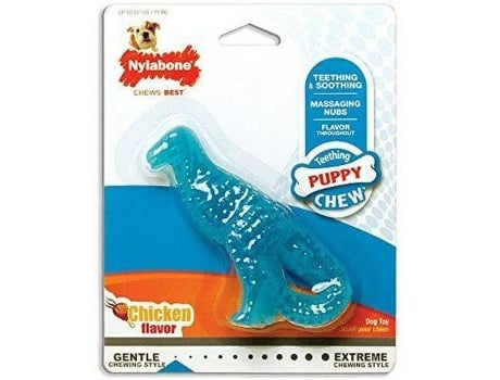 Puppy Teething Chew Dino S Sabor a Frango para Cachorrinhos 91 gr