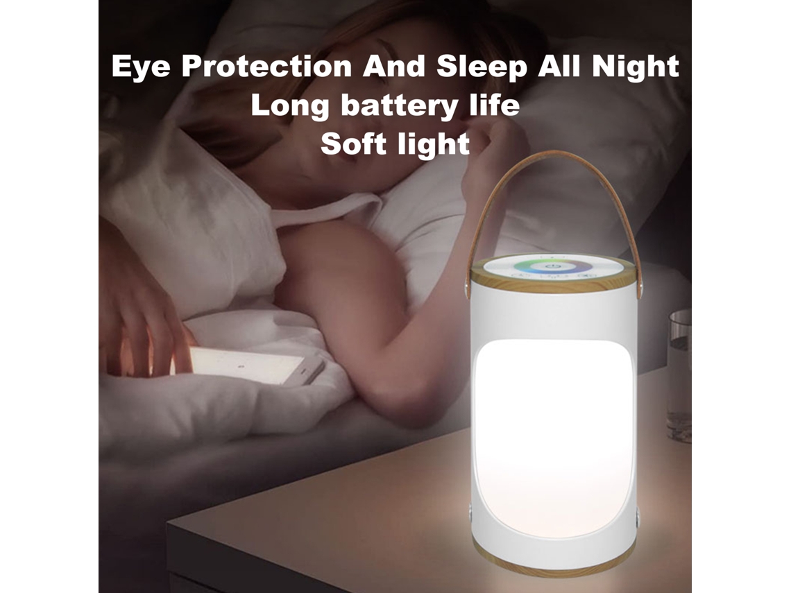 Lâmpada De Mesa Led Toque Dimmável Portátil