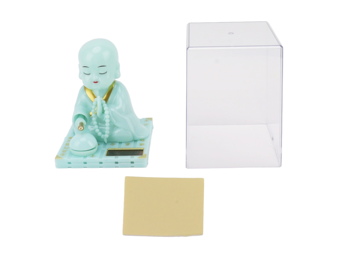 Figurina De Monge Solar (movimento Nod, Decoração)