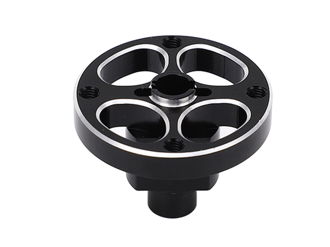Conector de Eixo Reto em Liga de Alumínio Preto, Universal, para Reparo de Carros RC, Outcast, 1/7, 1/8 S/MARCA