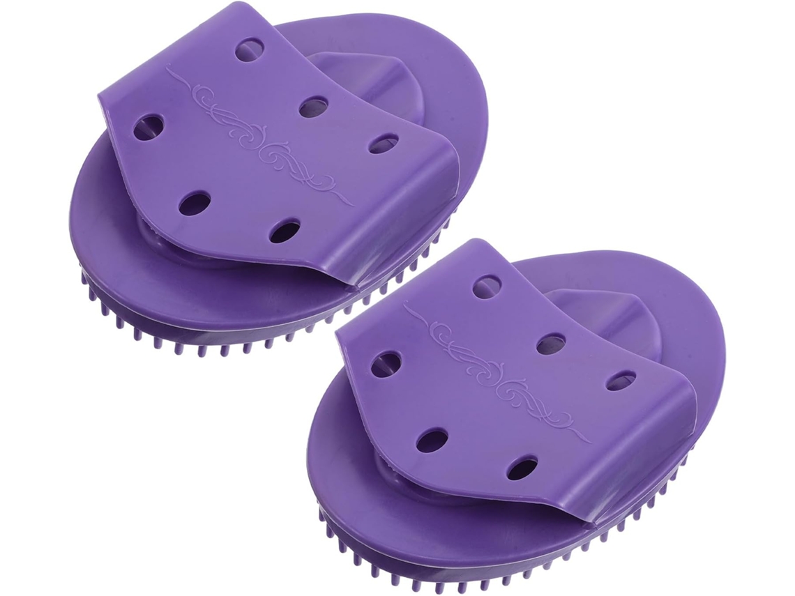 Conjunto De 2 Escovas Corporais Portáteis Hemobllo, Aplicador Esfoliante Para Costas E Pernas, Ferramenta De Beleza
