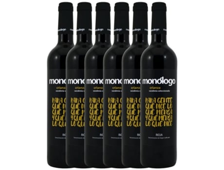Monólogo Laguardia Tempranillo Rioja Crianza 75 cl (Caixa de 6 unidades)