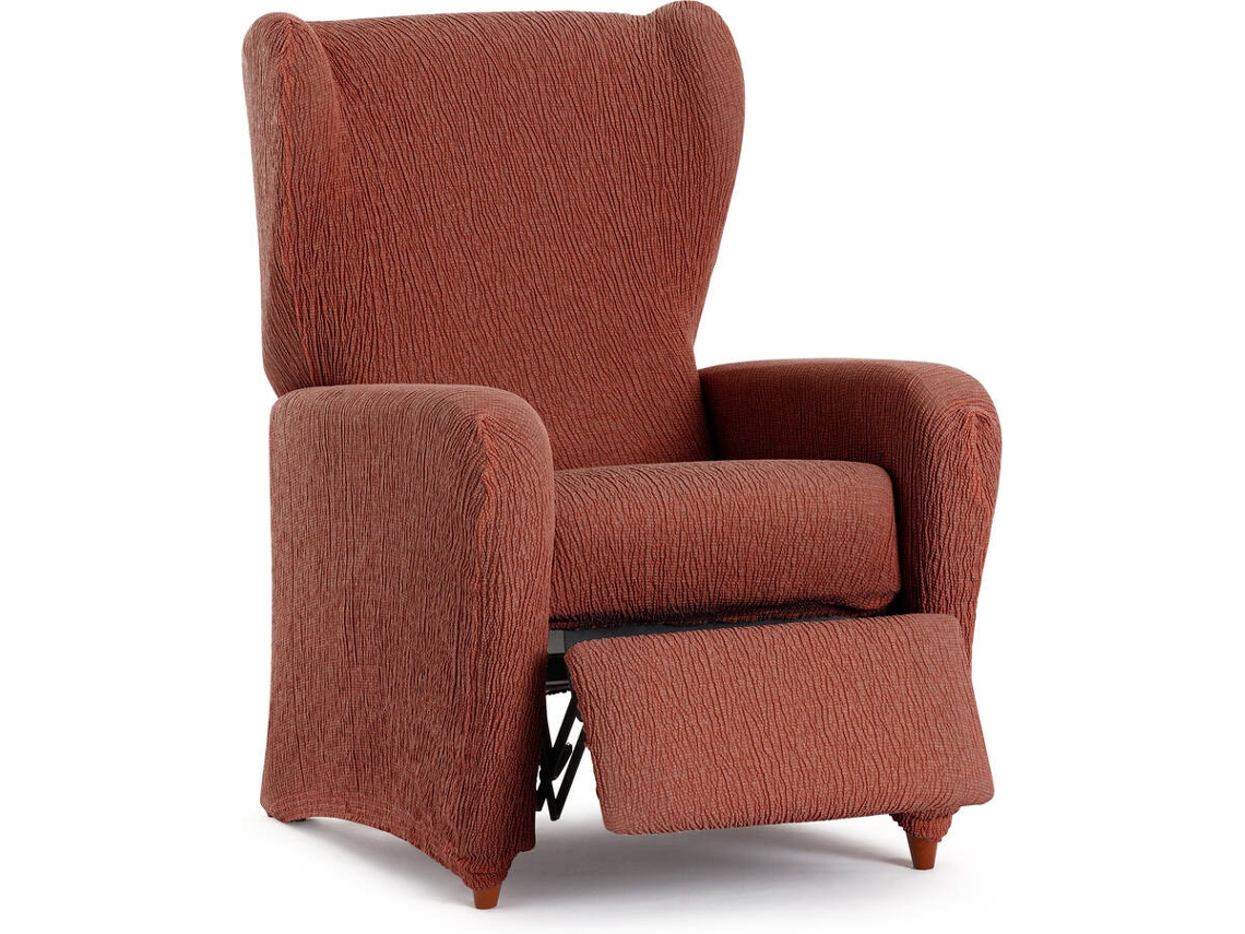 Capa de Poltrona Relax EYSA Premium Troya Tecido Elástico (75 x 90 x 100 cm - Poliéster e Algodão - Naranja)