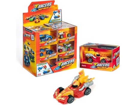 Exibição De 12 Caixas De Janela T Racers Mix N Race Magicbox
