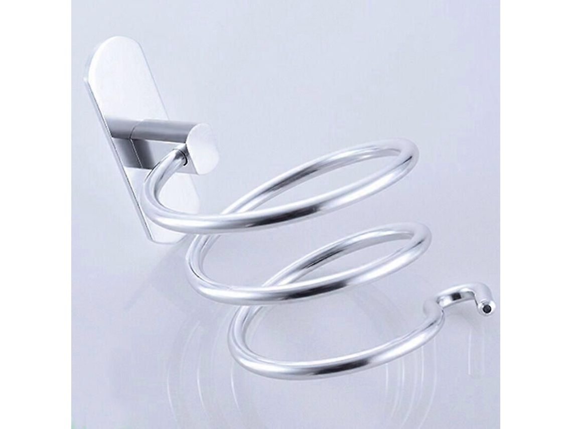 Suporte para Secador de Cabelo de Parede, em Aço Inoxidável, Sem Necessidade de Furar a Parede . TAISHENGDA (1 Peça)