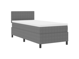 Conjunto 1 Cama Led Vidaxl Cinzento-claro Cordão (80 X 200 Cm)