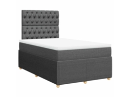 Box Spring Bed, Box Spring Beds Vidaxl Cinzeto Tecido (120 X 200 Cm)