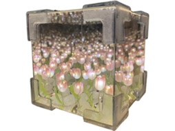 Luminária Genérica Em Forma De Cubo Tulipa