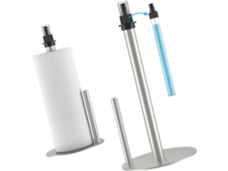 Suporte Para Vaso Sanitário 2em 1que Economiza Espaço, Com Frasco De Líquido Recarregável, Ideal Para Banheiros