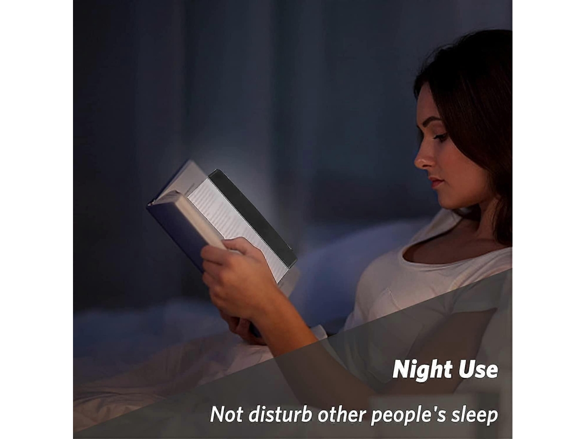 Luz De Leitura Para Livros E Tablets, Ideal Para Leitura Na Cama. Luz De Leitura Portátil Em Led Com Proteção Para Os Olhos. Nostalgia88