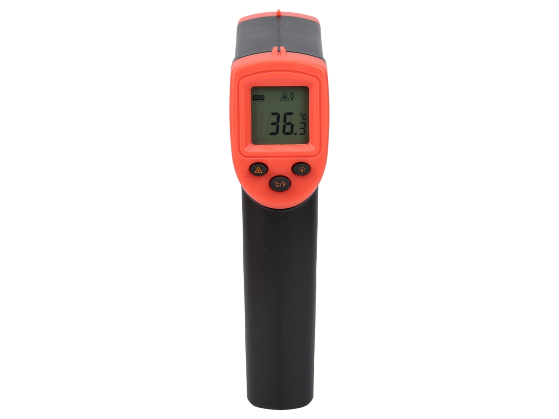 Termômetro Infravermelho Sem Contato Hw600 Lcd Digital Medidor de Temperatura Portátil 50~600°c