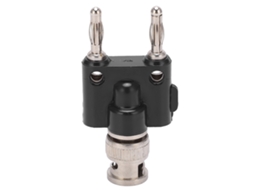 Conector Bnc Macho para Plugue de Banana Duplo U28 Acessório de Teste Osciloscópio Ferramenta Eletrônica