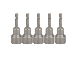 5pcs Chave de Fenda Hexagonal Aço Ferramenta Manual Acessório Furadeira Carregável Parafusadeira Elétrica 17mm