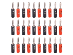 Conector Macho Plug Banana 4mm Latón Niquelado Para Instrumentos Docentes
