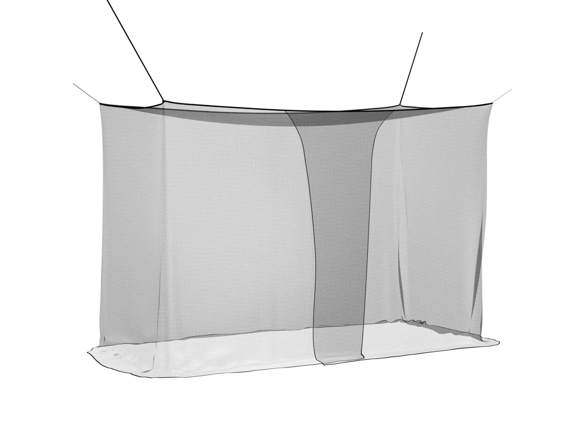 Vidaxl Rede Mosquiteira Para Cama 156 Mesh Preto 220 X 100 X 150 Cm