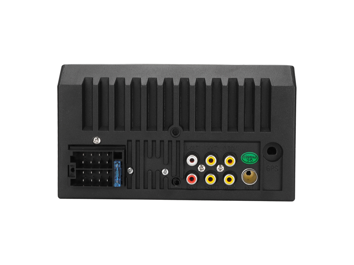 Mali rádio Automotivo 7 Polegadas Double Din com Tela Touchscreen, Mirror Link, Bluetooth e Controle de Volante