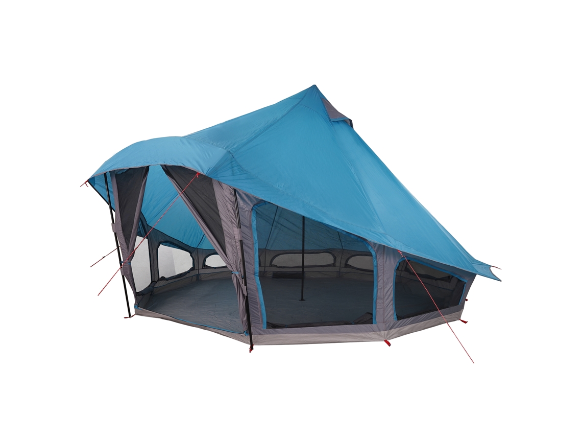 Conjunto 1 Barraca Tipi Vidaxl Azul Tafetá (508 X 470 X 300 Cm)