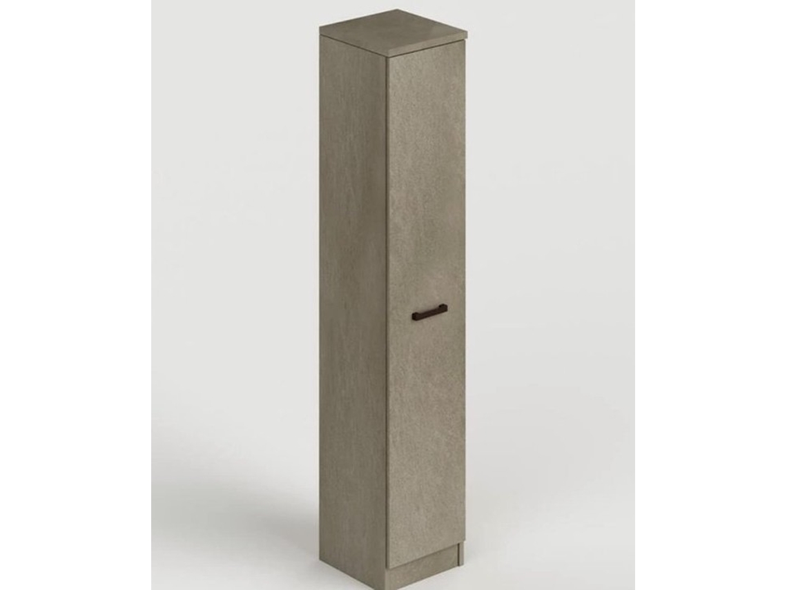 Armário De Sapatos Com Porta E 5 Prateleiras - Mobiliário Multifuncional - Altura 182 Cm - Largura 36 Cm - Profundidade 38 Cm - Feito De Material De A