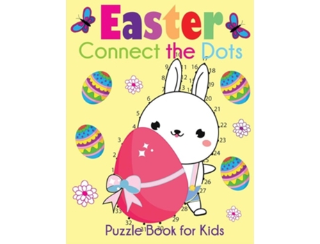 Livro Easter Connect The Dots Puzzle Book For Kids De Blue Wave Press (inglês)