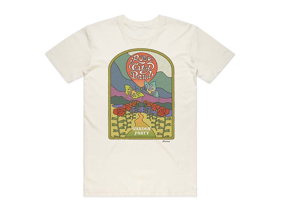 Rose City Band Garden Party T shirt ROCKINSTONE Unisex Adults Best Sellers Size:xxxl