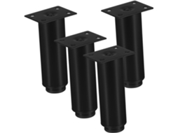 Kallory Conjunto De 4 Pés Ajustáveis Para Sofá, Altura Flexível, Resistentes, Para Móveis, Cama E Sofá