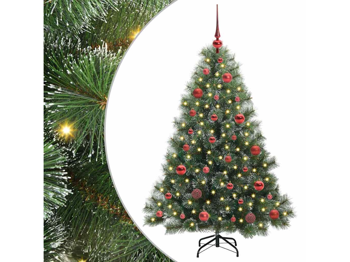 Decoração Sazonal Vidaxl Verde Plástico (150 Cm)