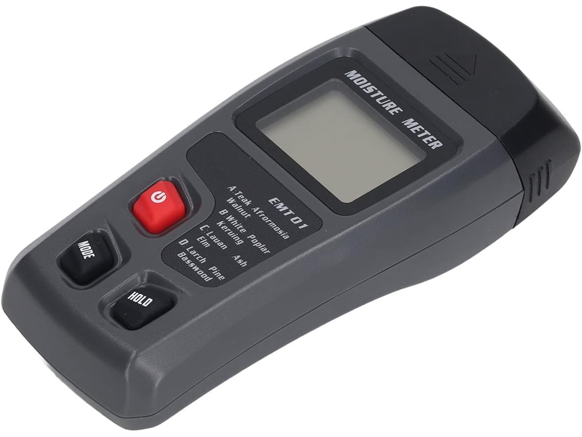 Medidor De Espessura Madeira Digital Tipo Agulha Abs, Com Visor Lcd, 0